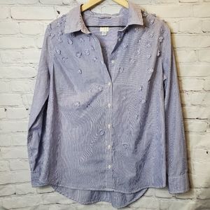 ☀️ 💙 5/$50 A.New.Day 3D Flower Buttondown